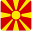 North Macedonia Square Shadow