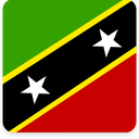 Saint Kitts And Nevis Square Shadow