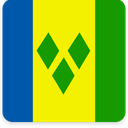 Saint Vincent And The Grenadines Square Shadow