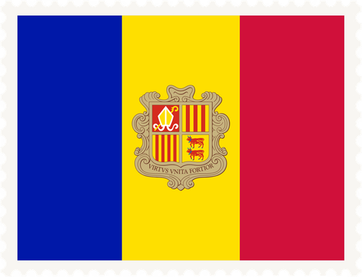 Andorra Stamp Rectangle