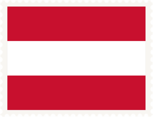 Austria Stamp Rectangle