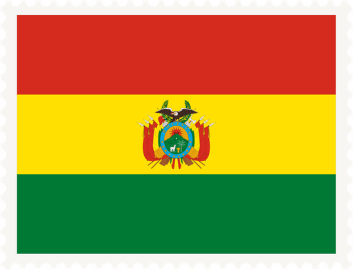 Bolivia Stamp Rectangle