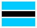 Botswana Stamp Rectangle