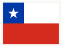 Chile Stamp Rectangle