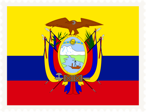 Ecuador Stamp Rectangle