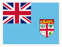 Fiji Stamp Rectangle