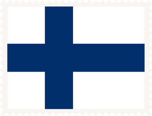 Finland Stamp Rectangle