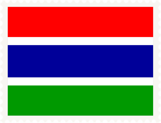 Gambia Stamp Rectangle