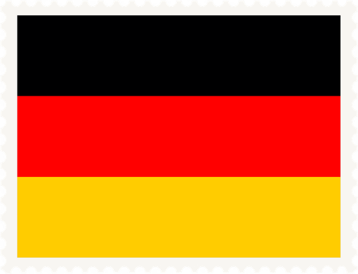 Germany Stamp Rectangle