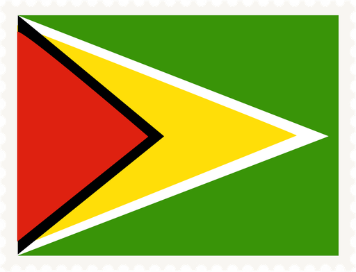 Guyana Stamp Rectangle
