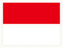 Indonesia Stamp Rectangle