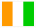 Ivory Coast Stamp Rectangle