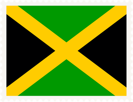 Jamaica Stamp Rectangle
