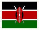 Kenya Stamp Rectangle