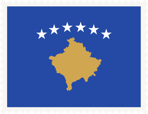 Kosovo Stamp Rectangle