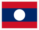 Laos Stamp Rectangle