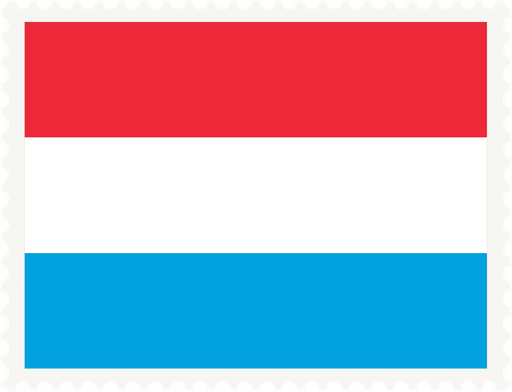 Luxembourg Stamp Rectangle