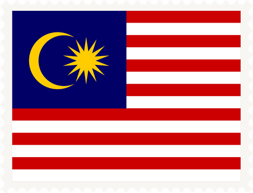 Malaysia Stamp Rectangle