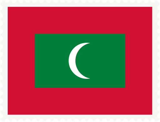Maldives Stamp Rectangle