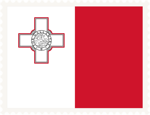 Malta Stamp Rectangle