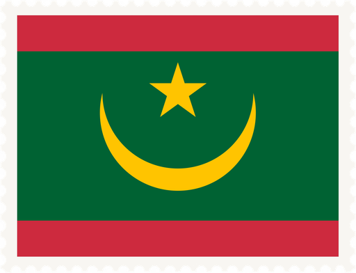 Mauritania Stamp Rectangle