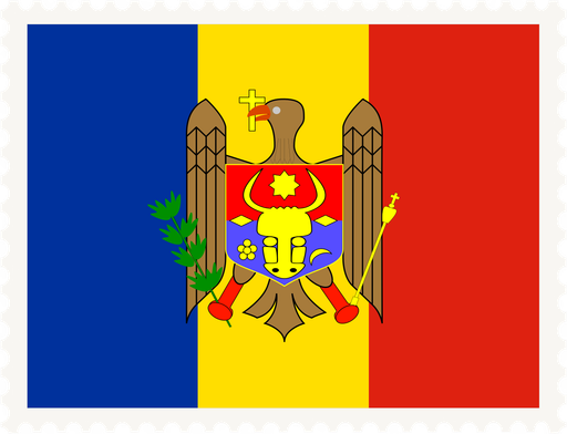 Moldova Stamp Rectangle