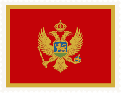 Черногория Марка прямоугольная