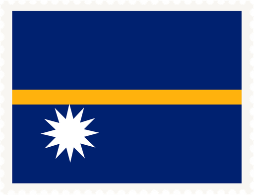 Nauru Stamp Rectangle