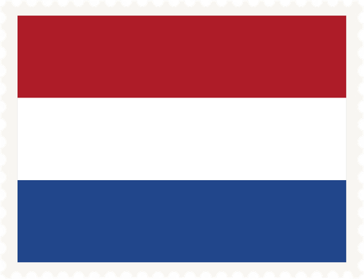 Netherlands Stamp Rectangle