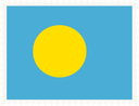 Palau Stamp Rectangle