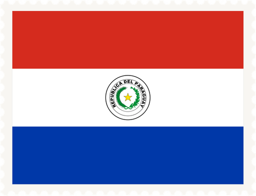 Paraguay Stamp Rectangle