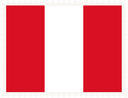 Peru Stamp Rectangle