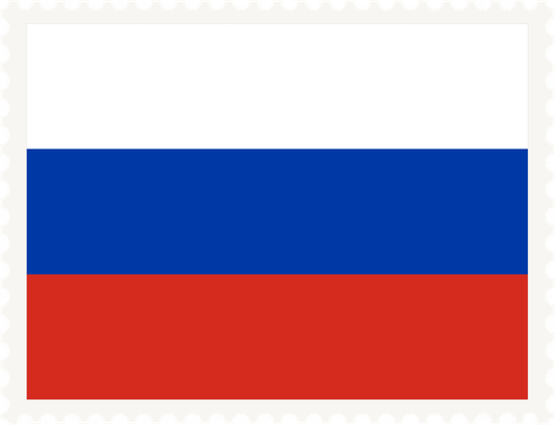 Russia Stamp Rectangle