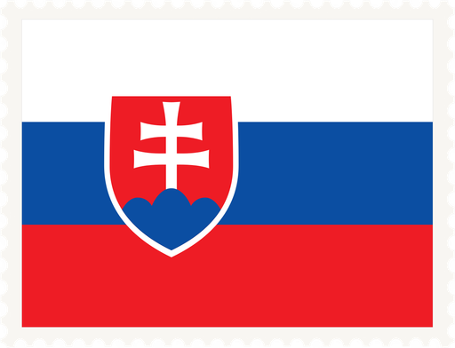 Slovakia Stamp Rectangle