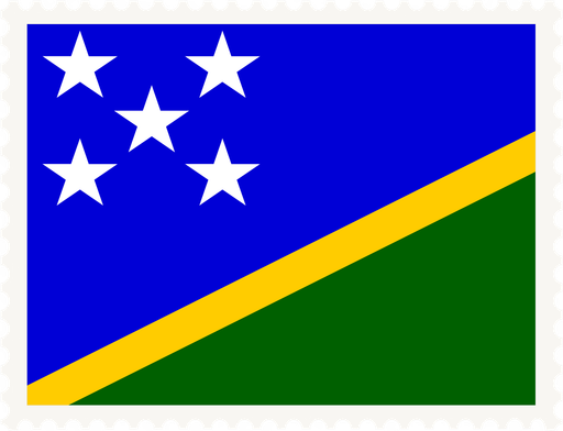 Solomon Islands Stamp Rectangle