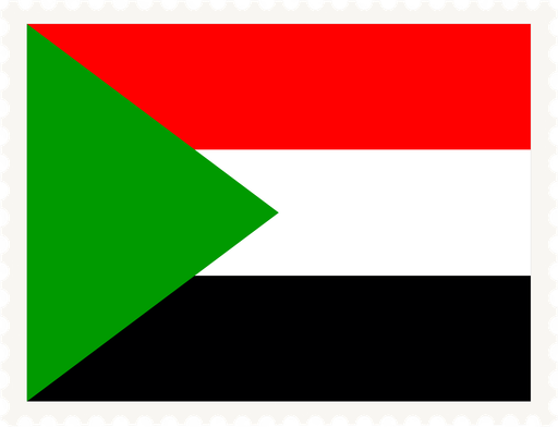 Sudan Stamp Rectangle