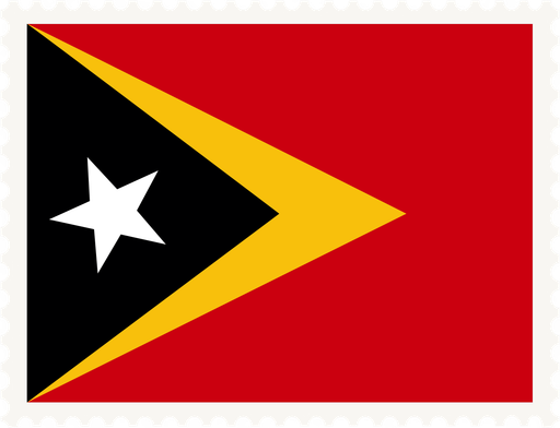 Timor Leste Stamp Rectangle