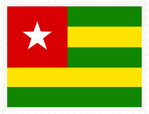 Togo Stamp Rectangle