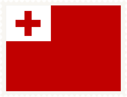 Tonga Stamp Rectangle
