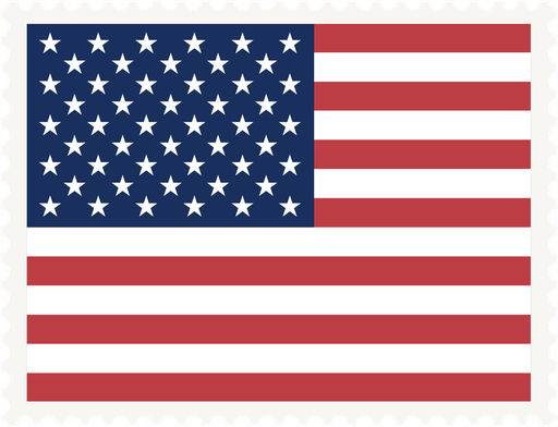 United States Stamp Rectangle
