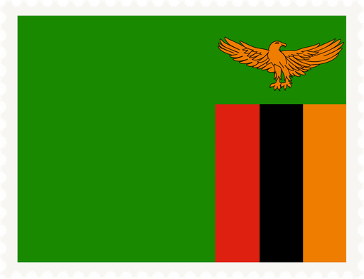 Zambia Stamp Rectangle