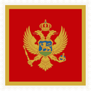 Черногория Марка квадратная